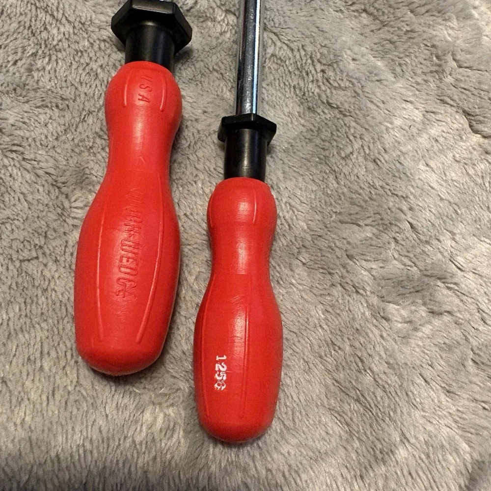 Quick Wedge Slot Screw Holding Screwdriver and additional screwdriver